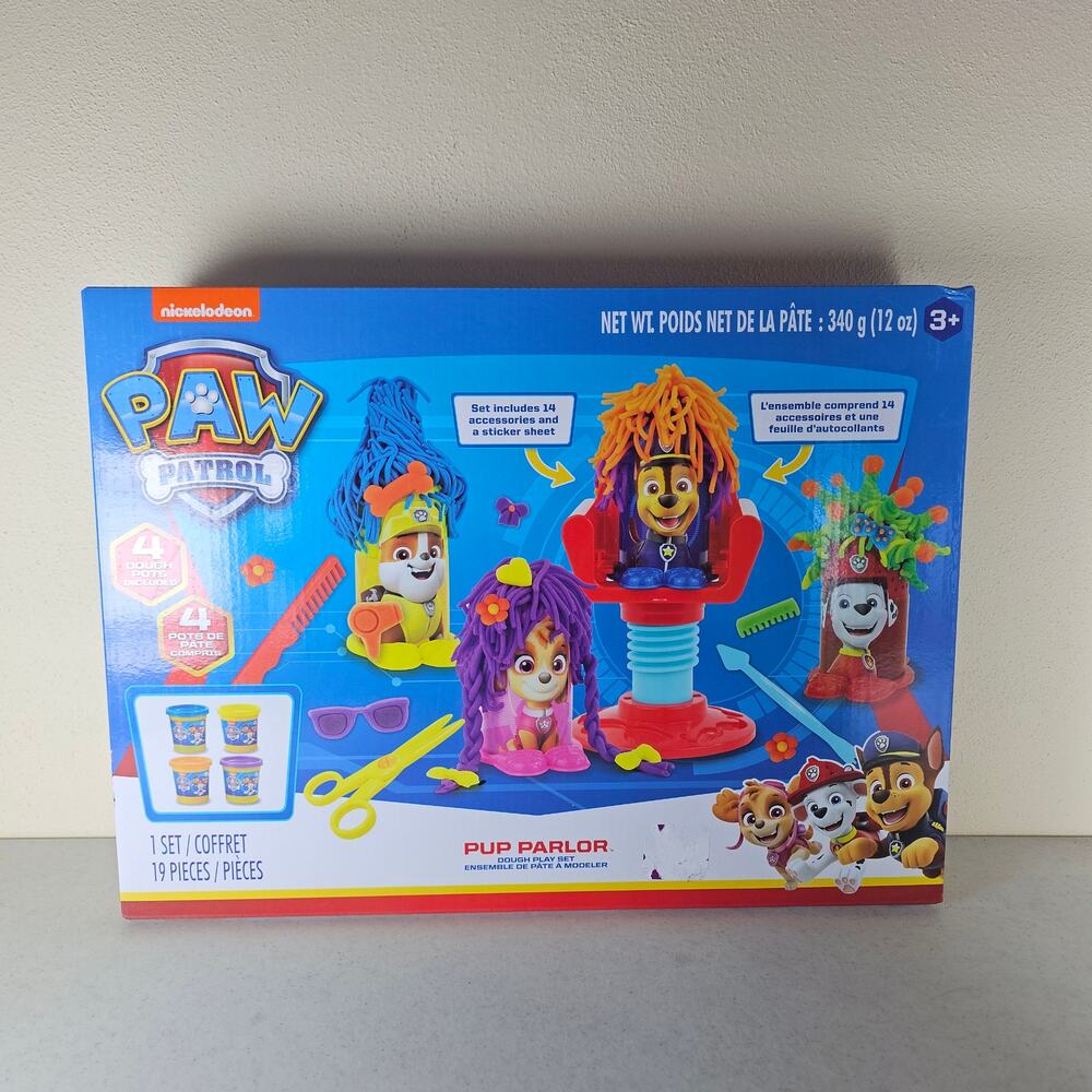 New Paw Patrol Pup Parlor play doh set